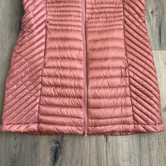 NEW Duluth Trading Co Down Right Tunic Vest Size Large Orange 650 Duck Down - Picture 3 of 9